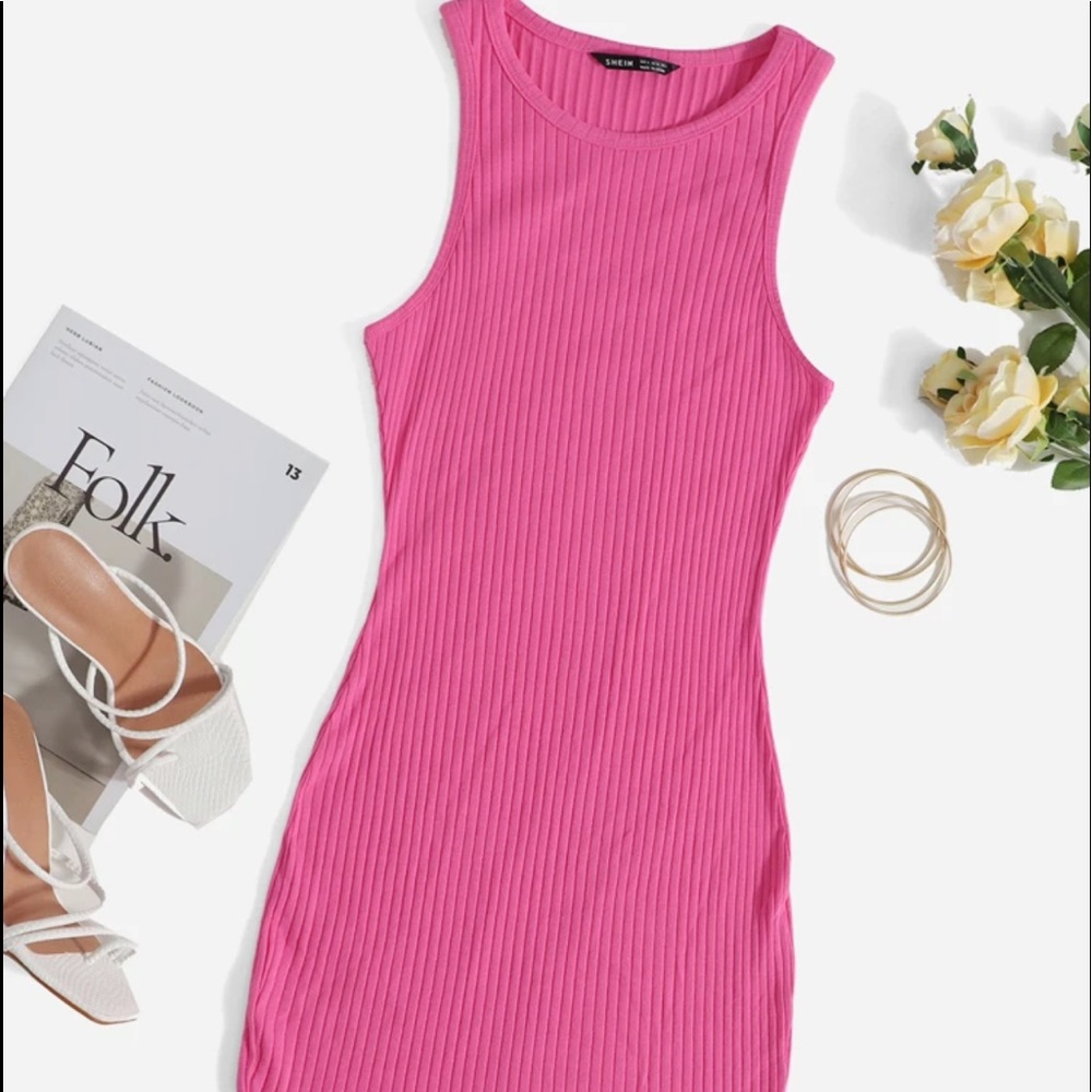 Shein Pink Bodycon Dress